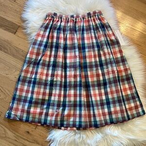 NWT ModCloth plaid skirt